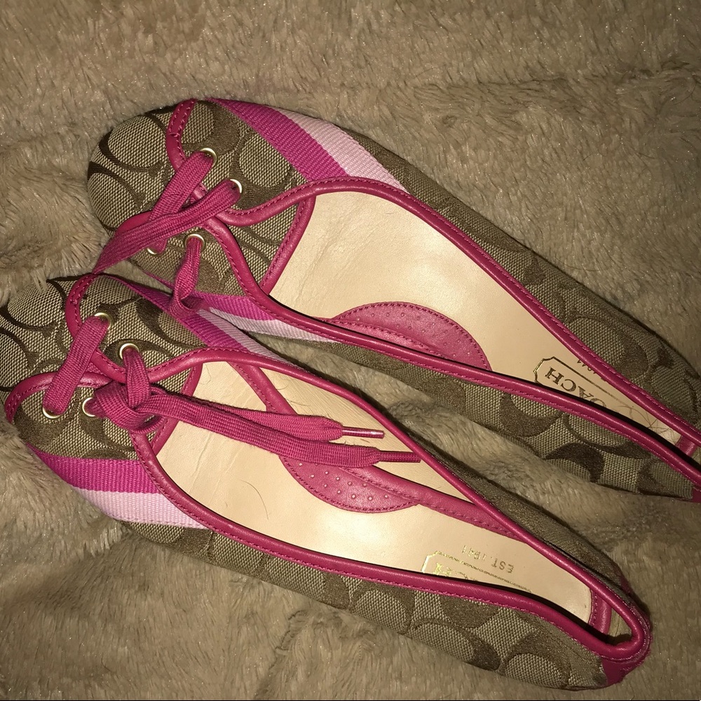 Practically brand new coach flats